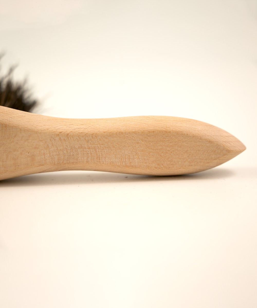 Finest by Hillbrush Quality Wooden Hand Brush  - Medium Stiff